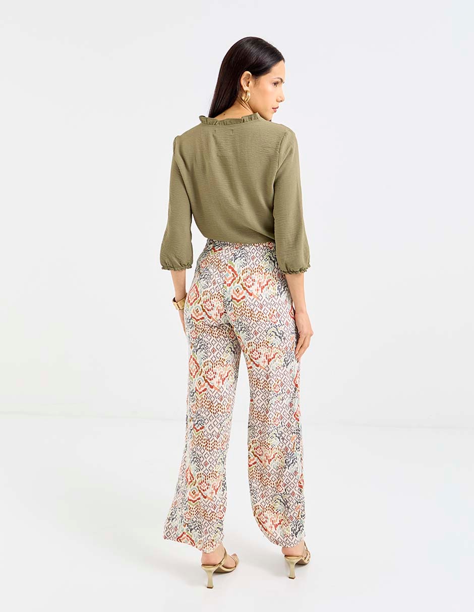 Pantalón easy pant amplio para mujer 4