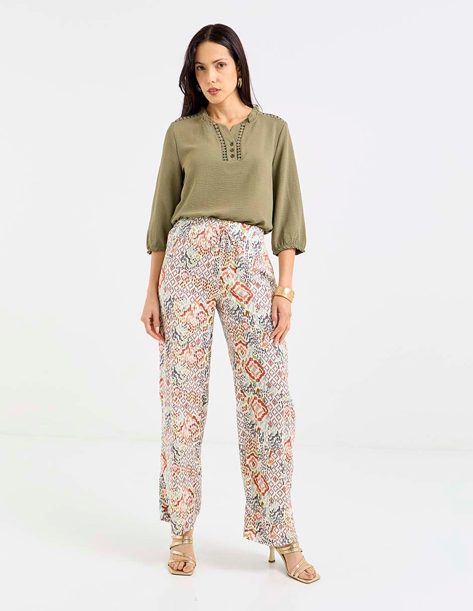 Pantalón easy pant amplio para mujer 3