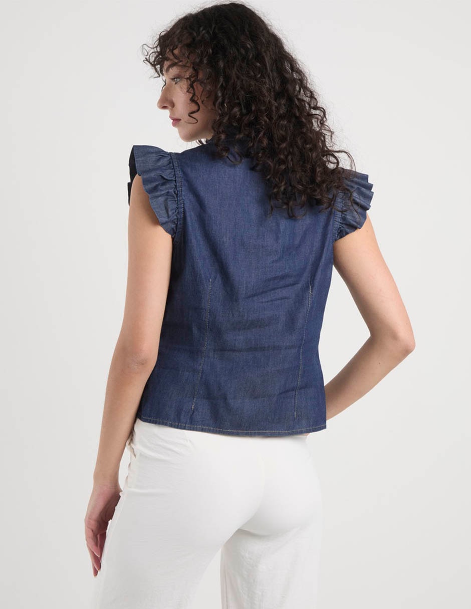 Blusa manga corta para mujer 2