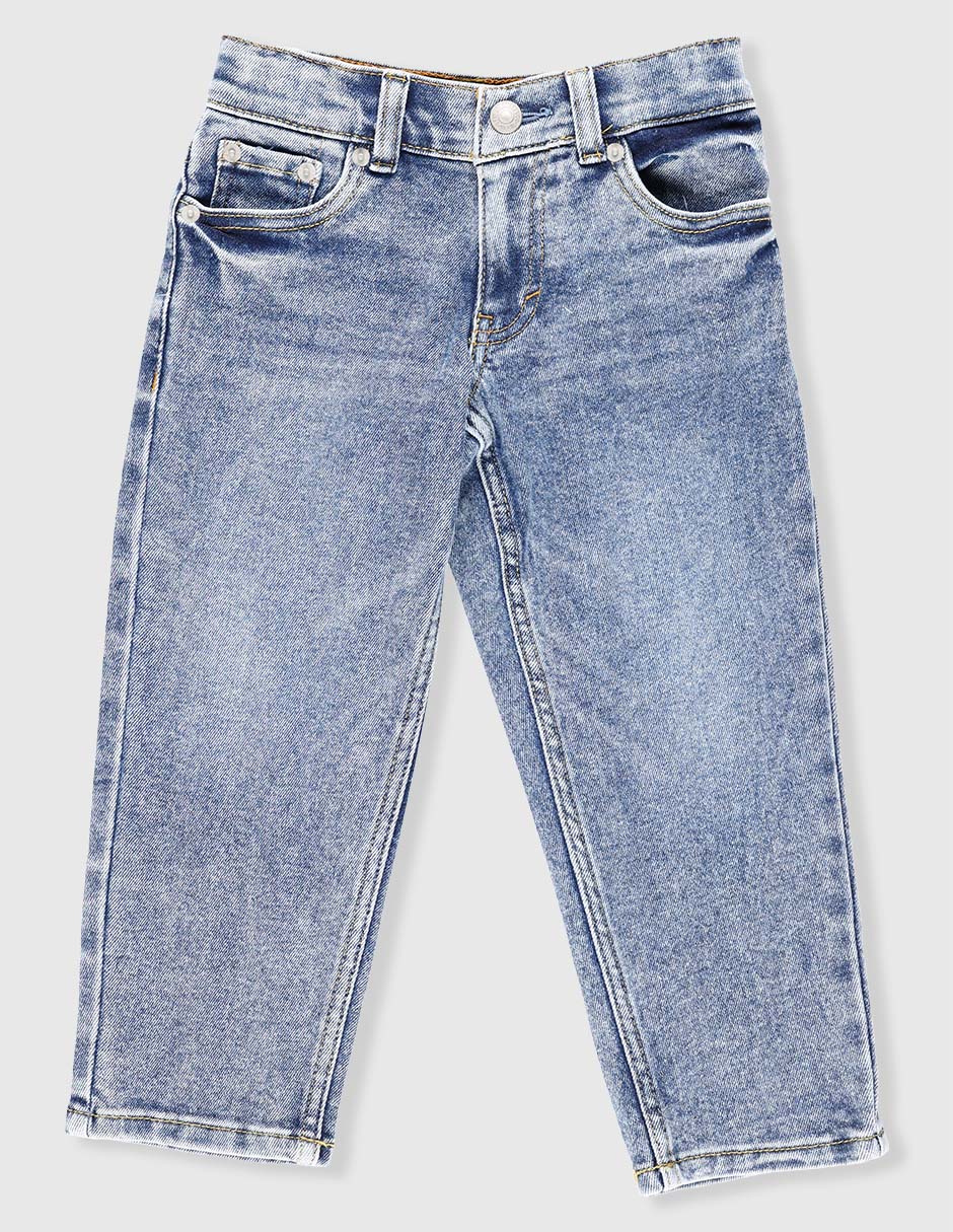 Jeans straight Levi´s lavado stone wash para niño