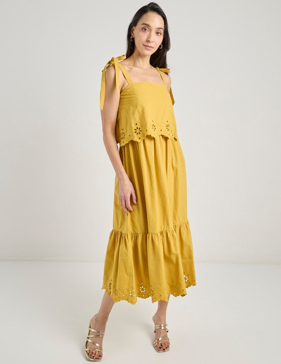 Vestido midi casual para mujer Vestido midi casual para mujer