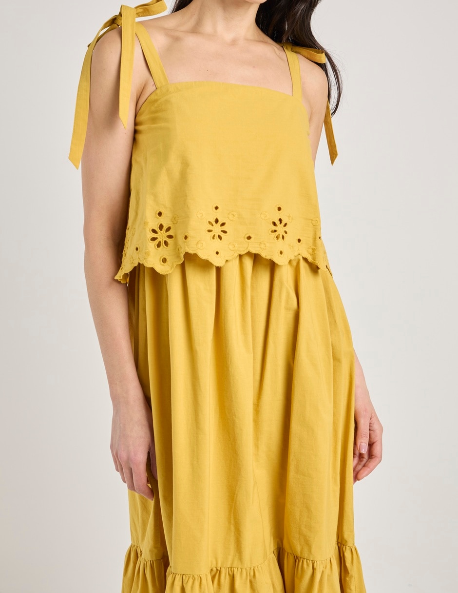 Vestido midi casual para mujer