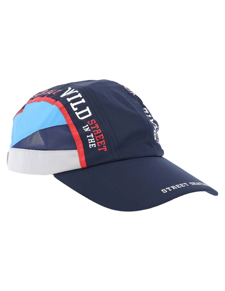 Gorra visera curva hebilla para skate para adulto