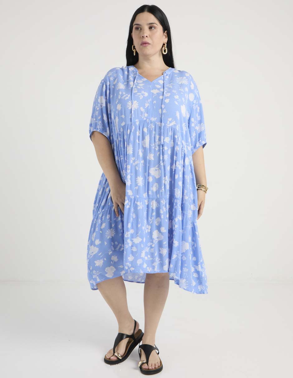 Vestido midi casual para mujer Vestido midi casual para mujer