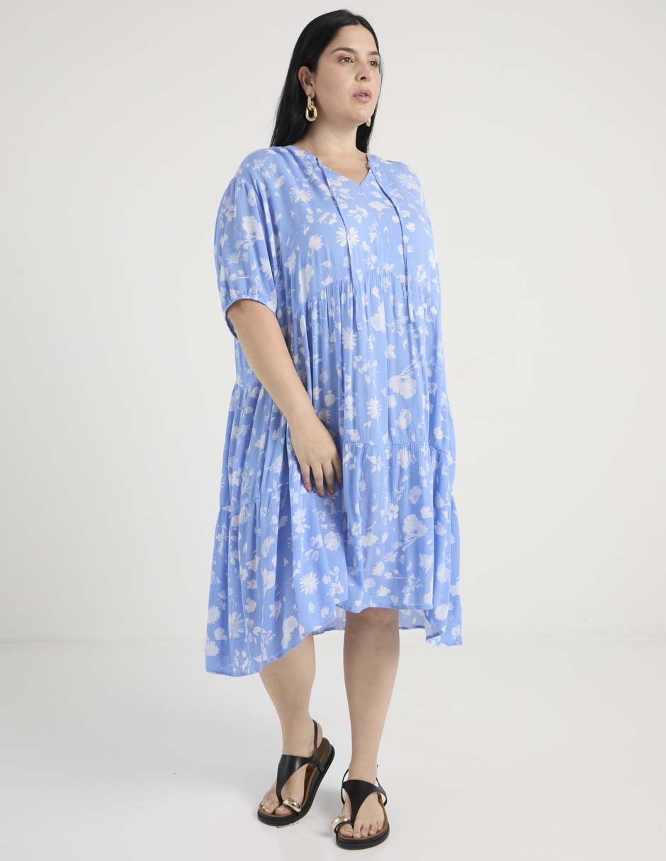 Vestido midi casual para mujer