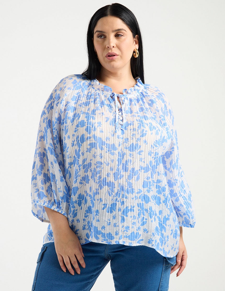 Blusa manga 3/4 para mujer 1