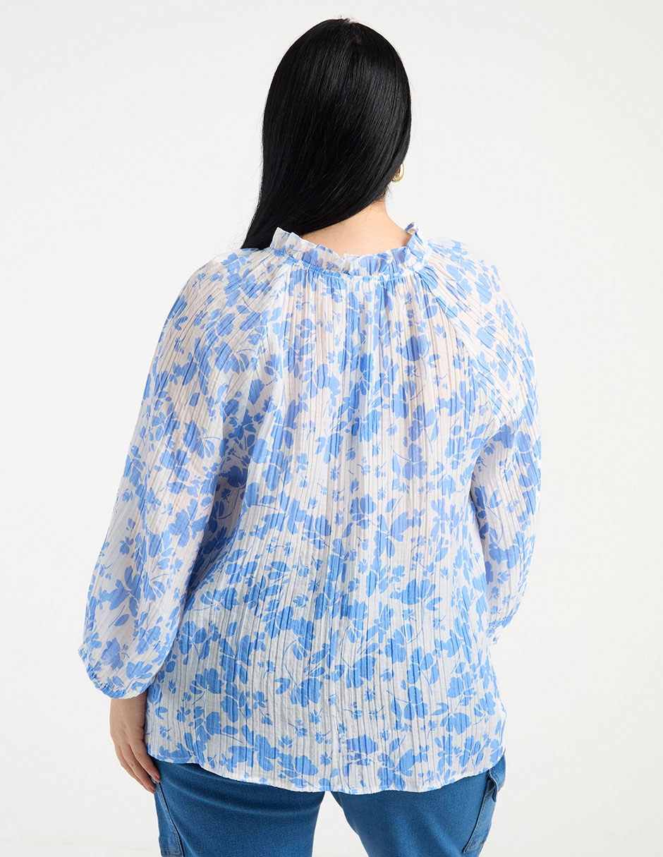 Blusa manga 3/4 para mujer 11