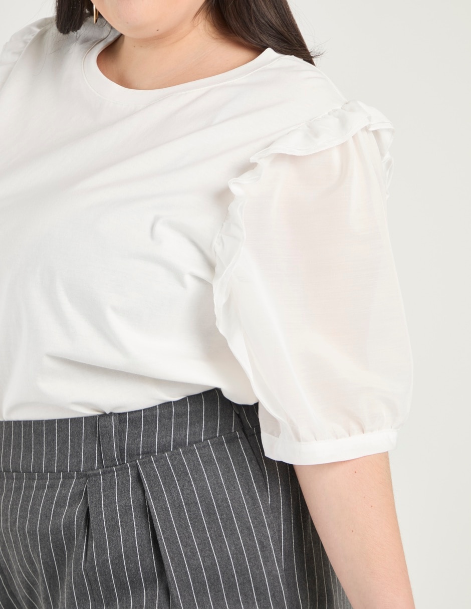Blusa Weekend Plus manga al codo para mujer