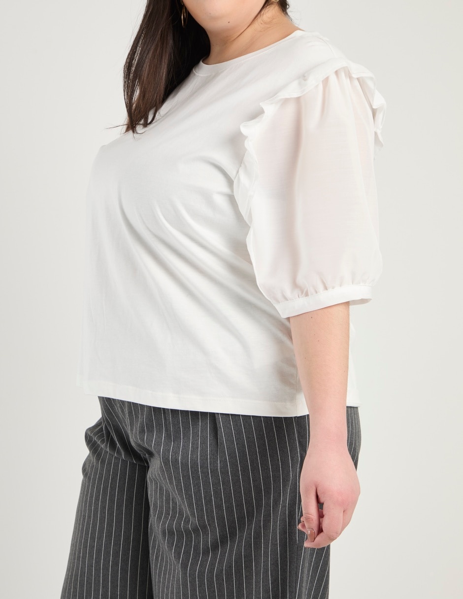 Blusa Weekend Plus manga al codo para mujer
