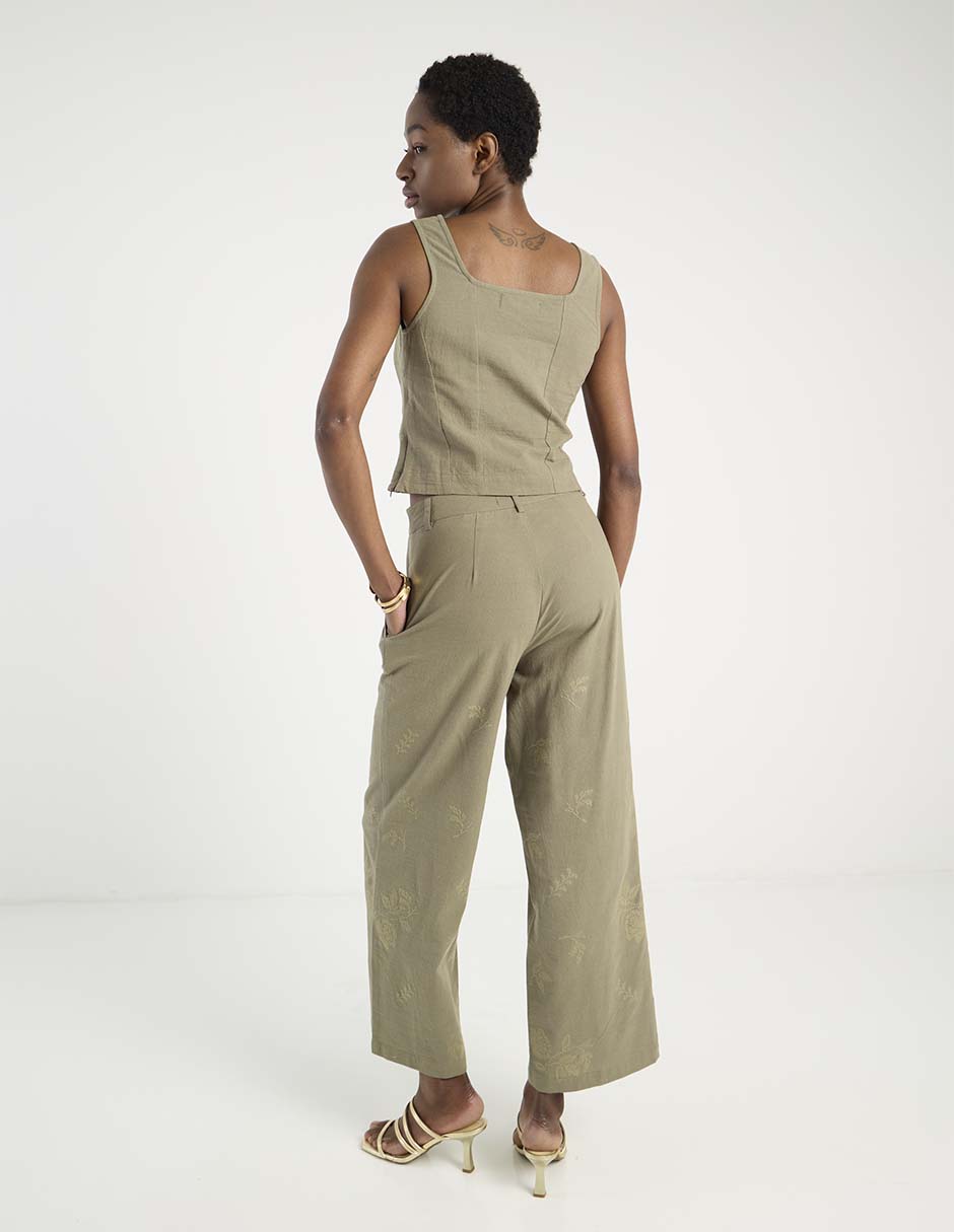 Pantalón amplio para mujer 6