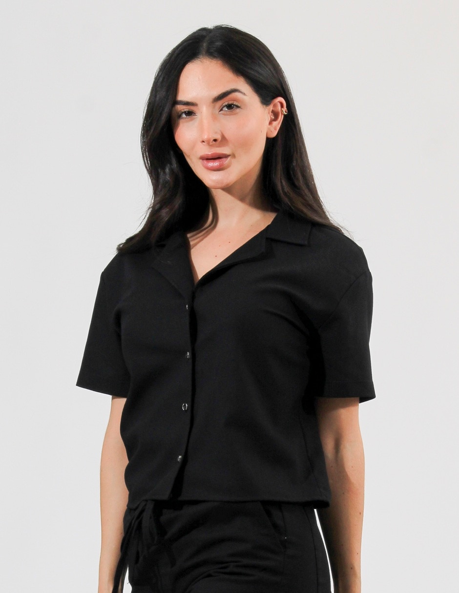 Blusa manga corta para mujer 6