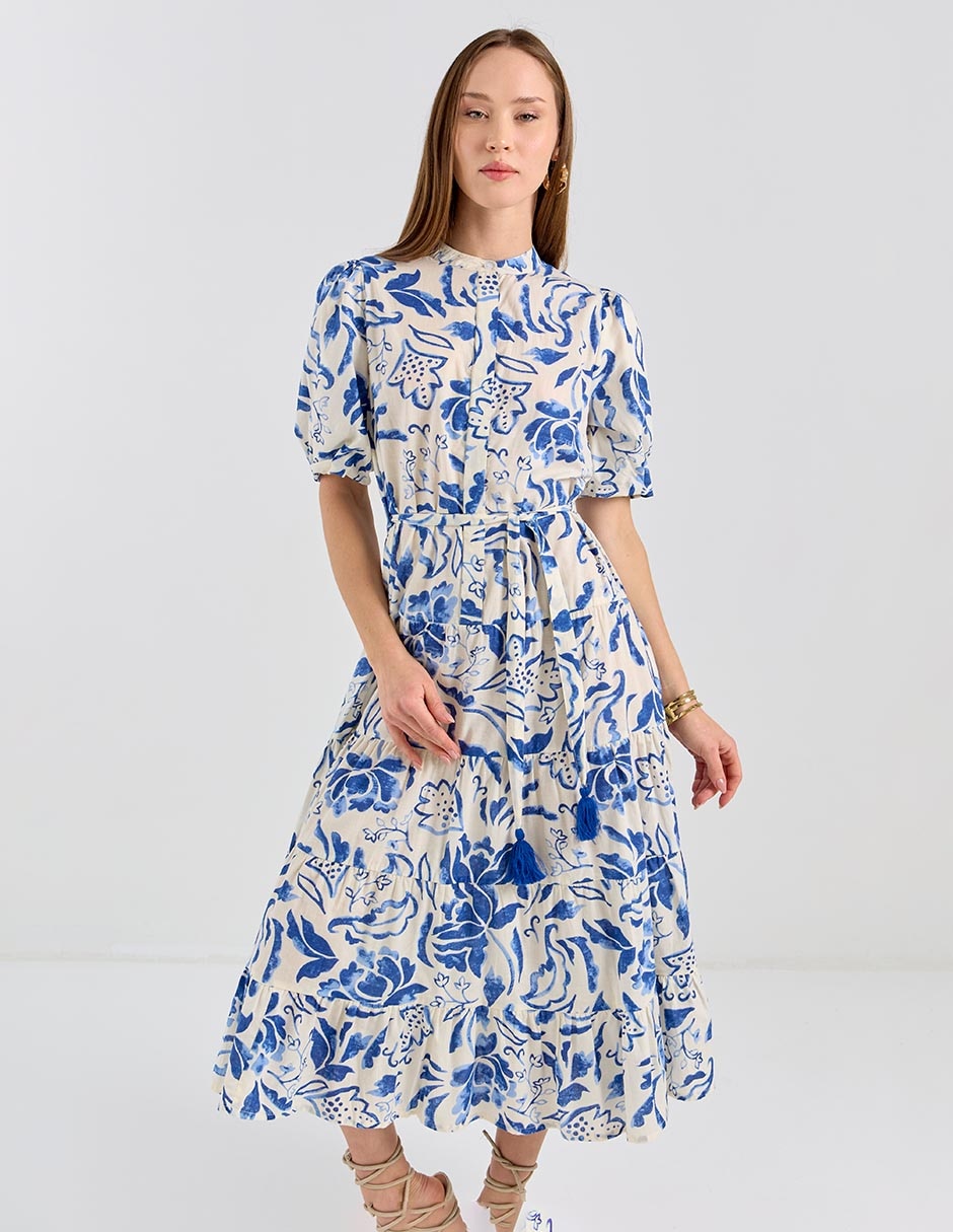 Vestido midi casual para mujer Vestido midi casual para mujer