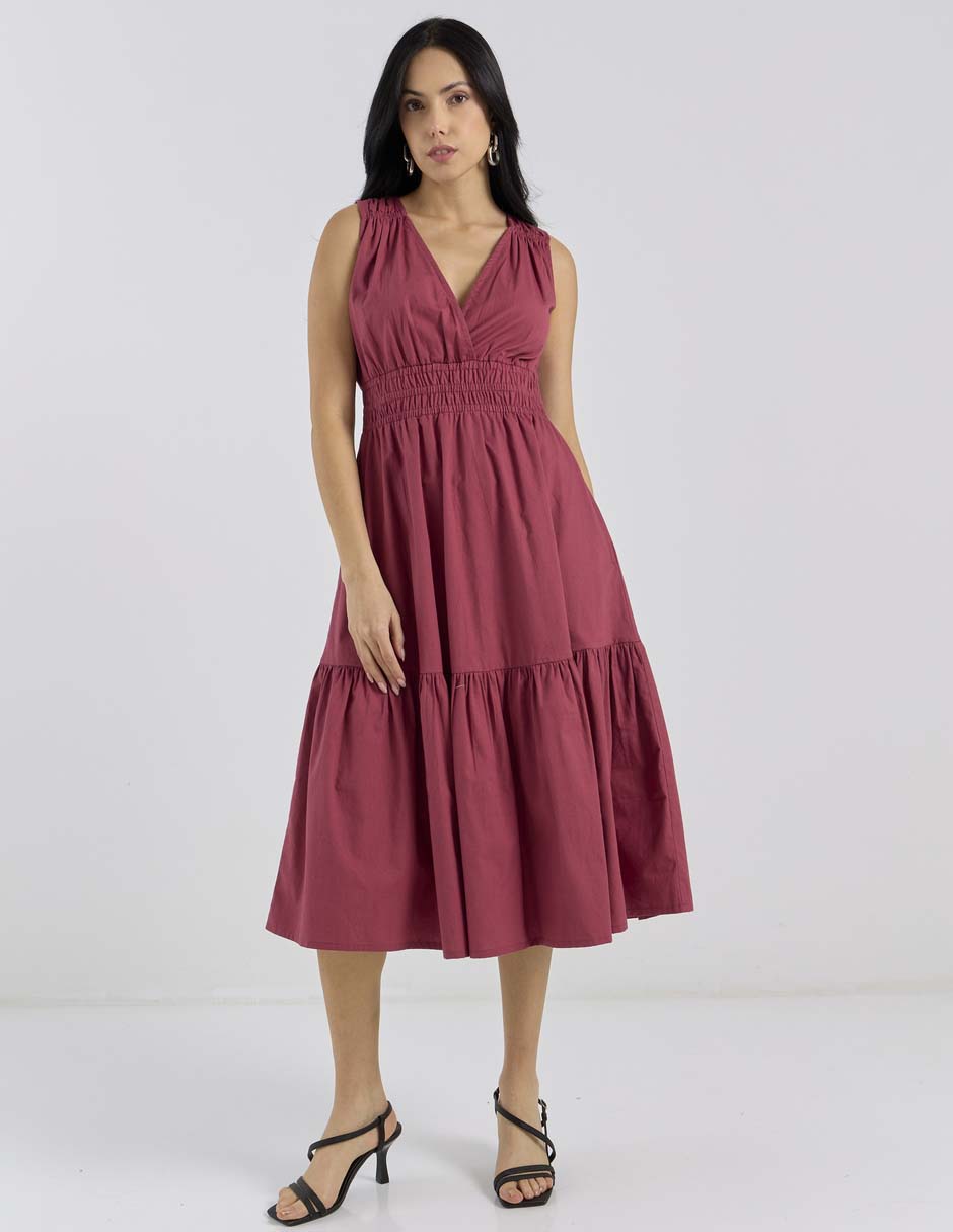 Vestido midi casual para mujer Vestido midi casual para mujer