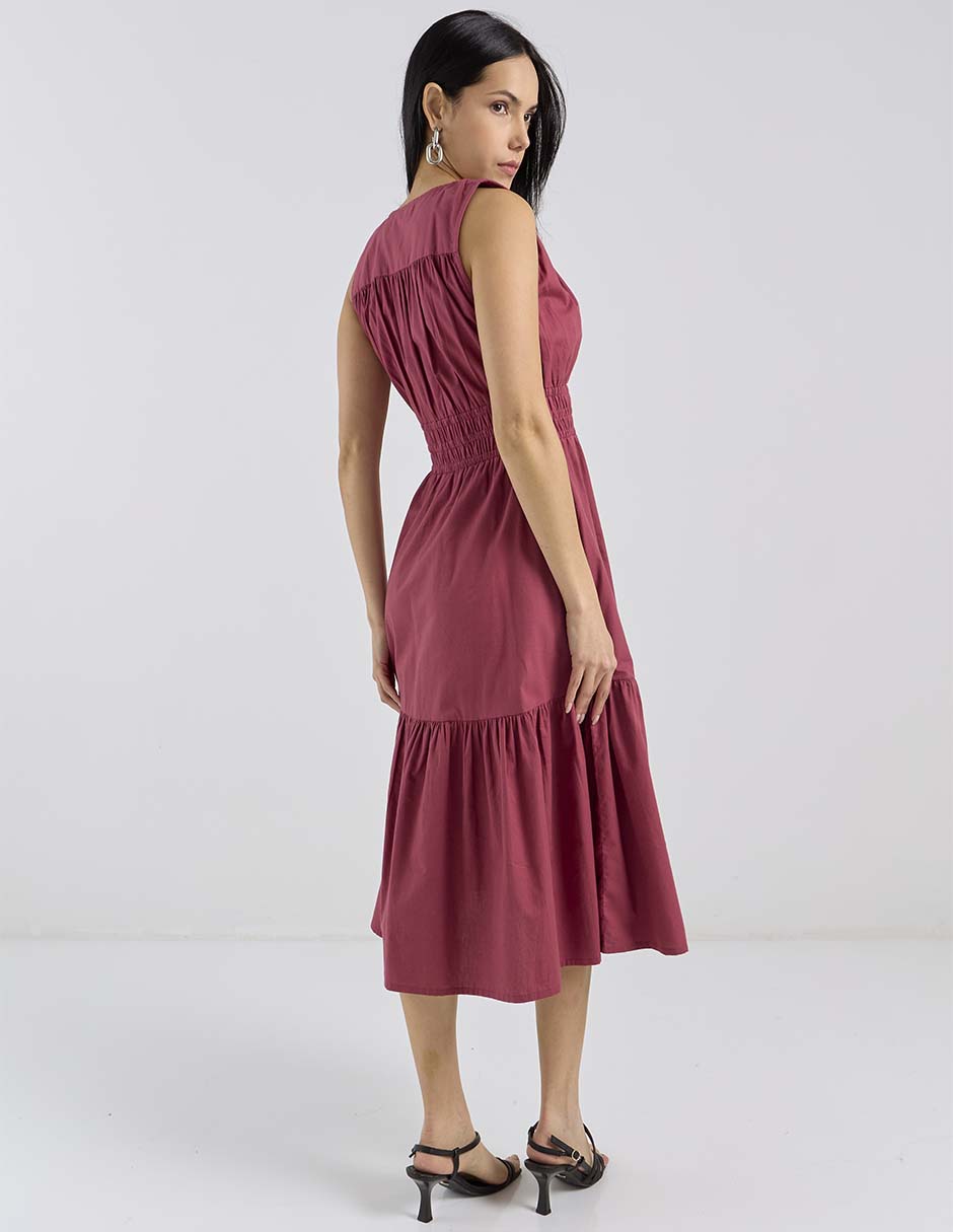 Vestido midi casual para mujer 2