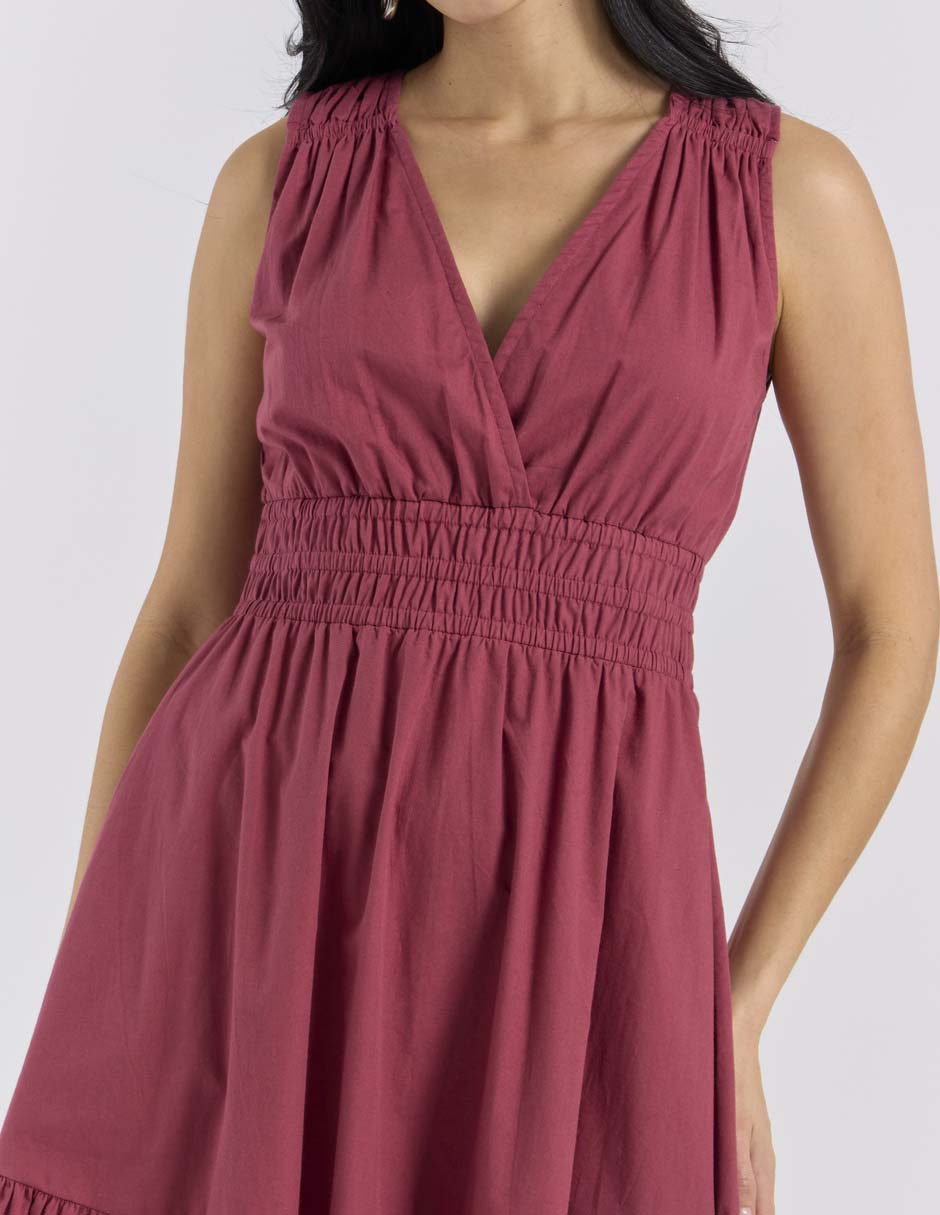 Vestido midi casual para mujer 4