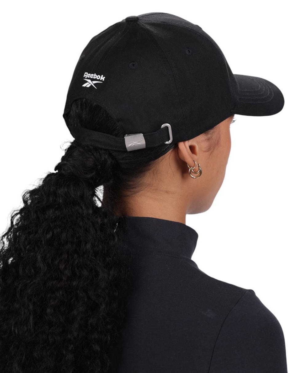 Gorra visera curva correa ajustable casual para mujer 2