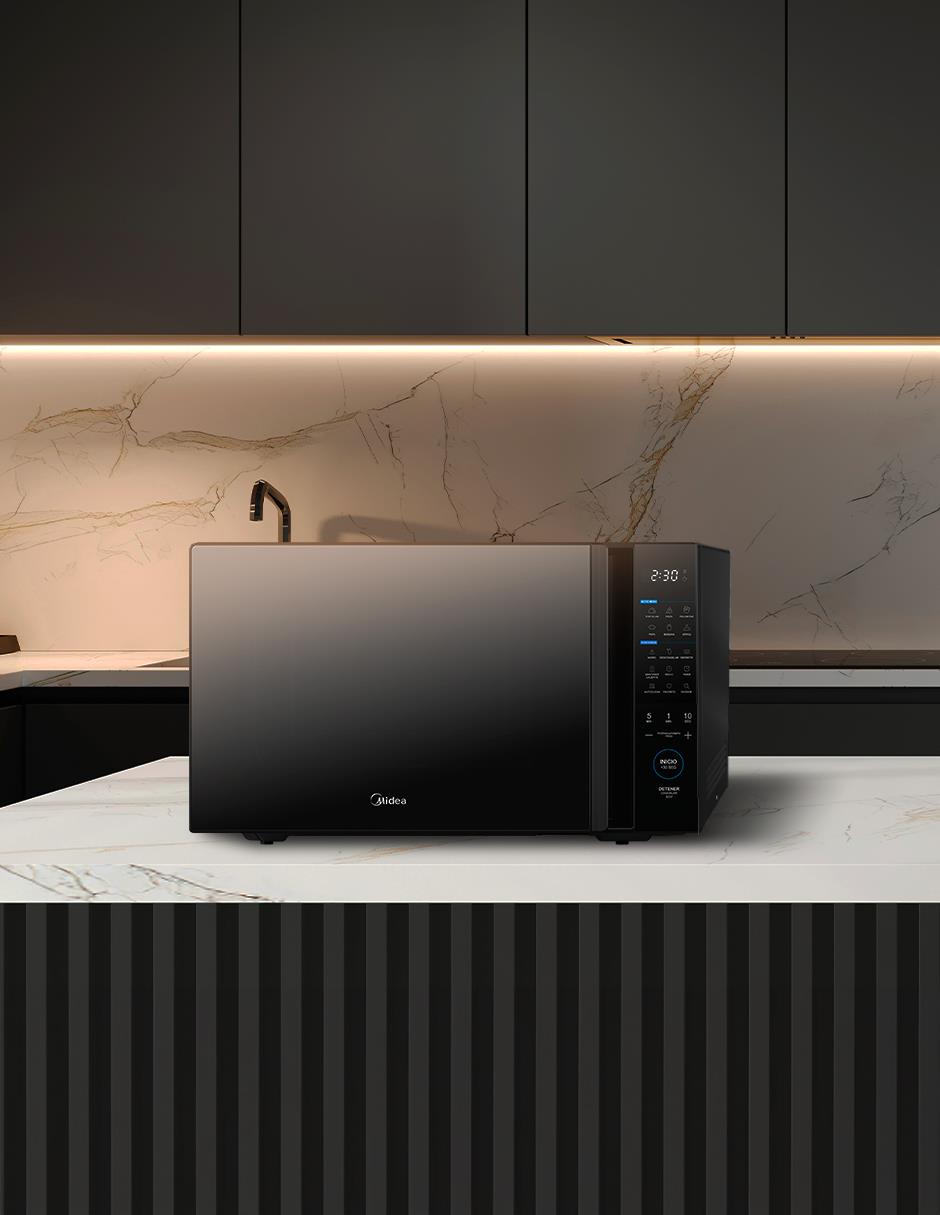 Horno de microondas convencional Midea modelo MMDT11S2MB de 1.1 pies cúbicos