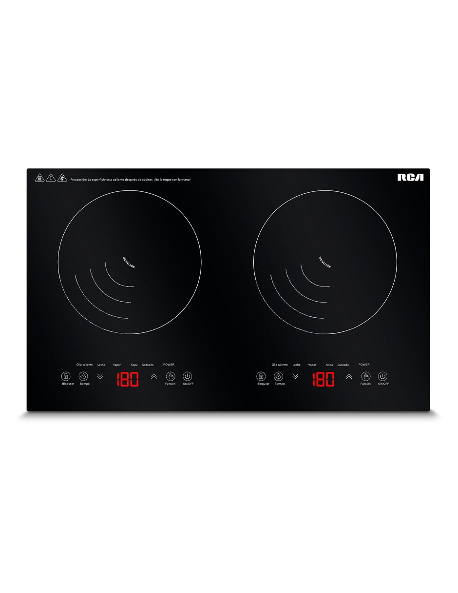 Parilla de inducción RCA modelo RC-12A4 de cristal templado