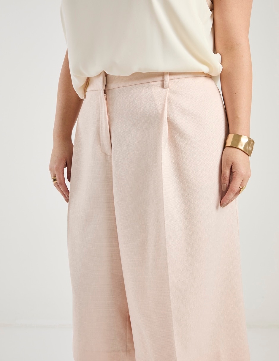 Pantalón coulotte wide leg para mujer 2