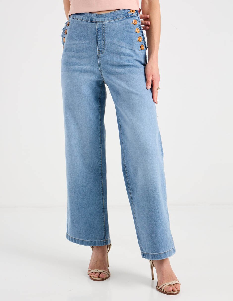 Jeans coulotte amplio Week by Weekend para mujer