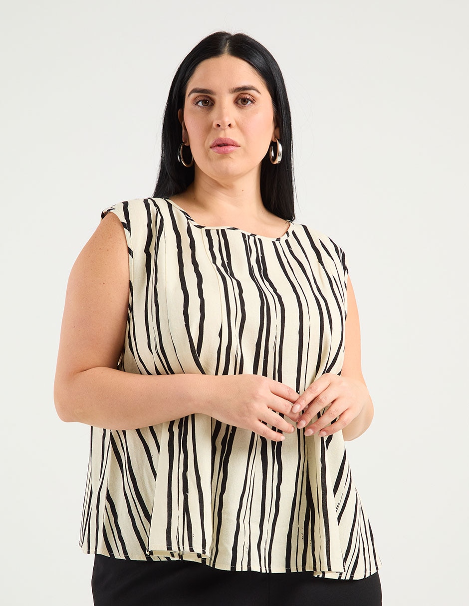 Blusa manga corta para mujer 1
