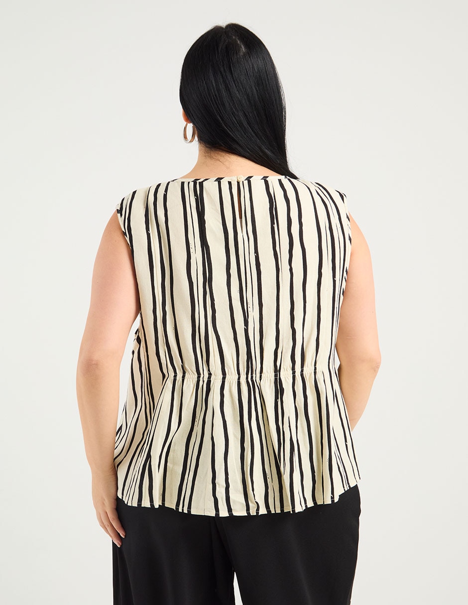 Blusa manga corta para mujer 11
