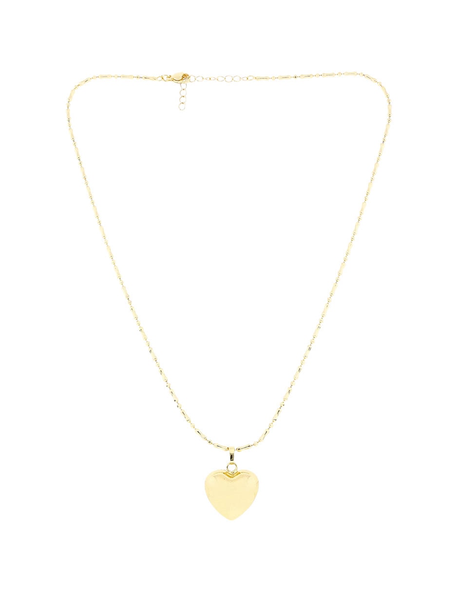 Collar con dije de corazón 2