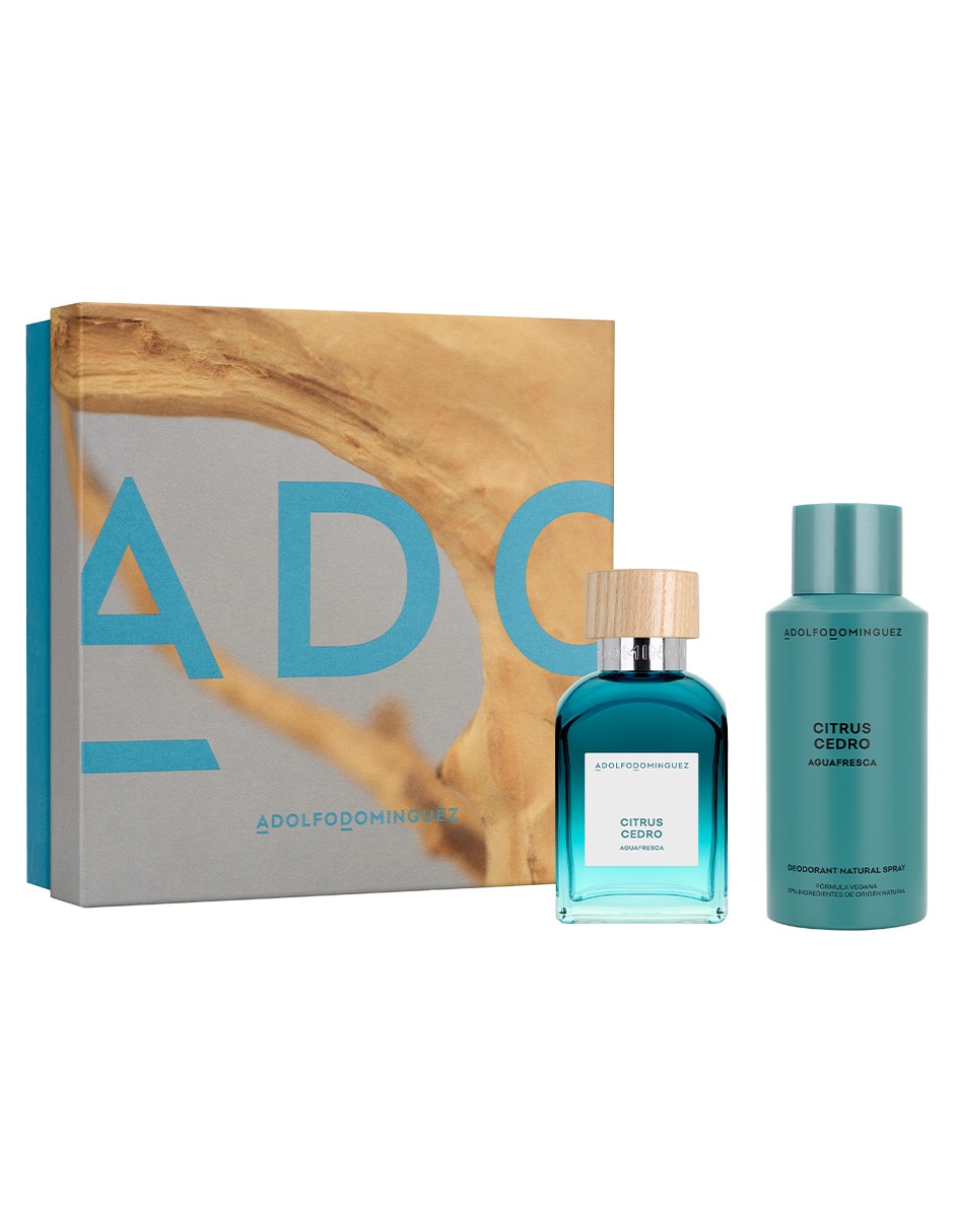 Set Eau de toilette Adolfo Dominguez Agua Fresca Citrus Cedro para hombre