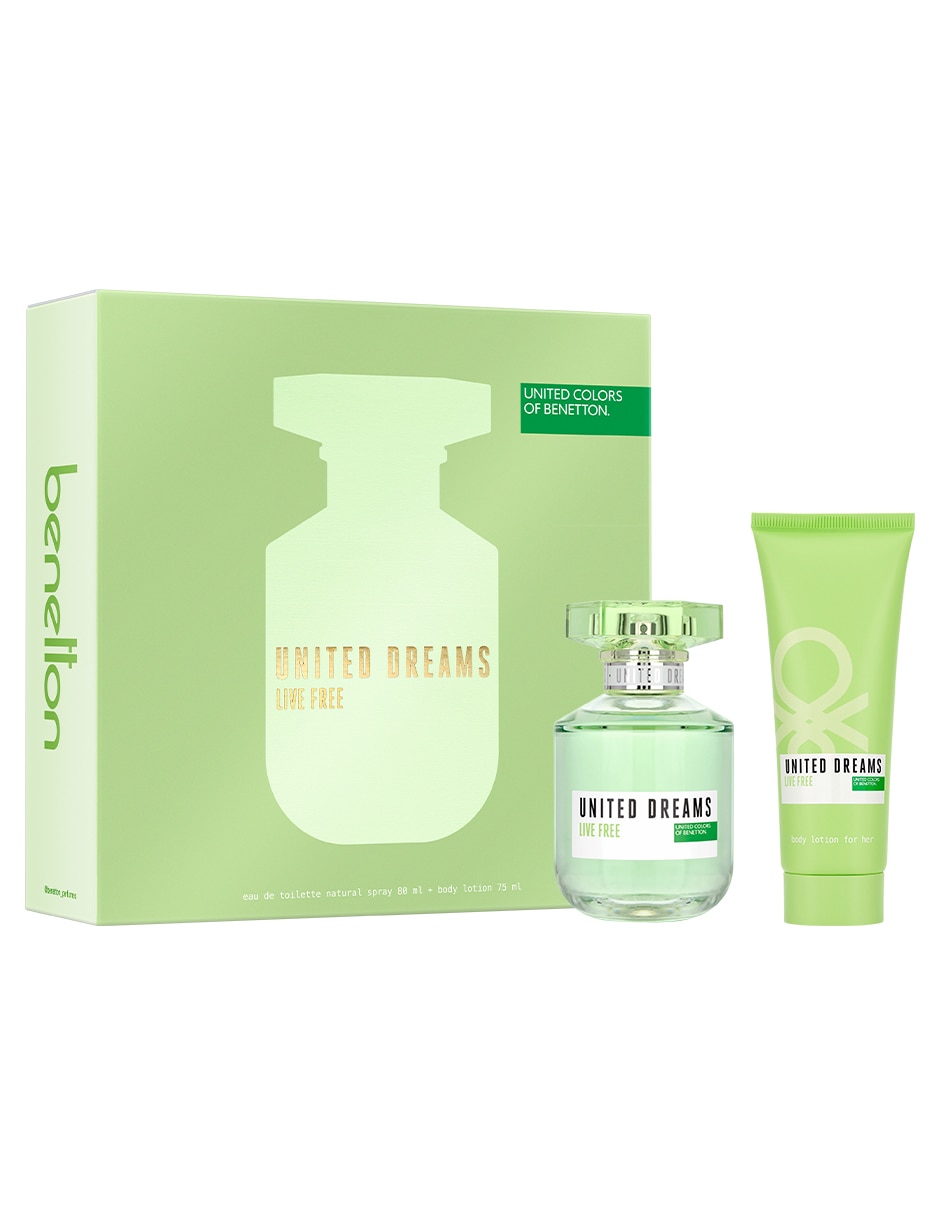 Set Eau de toilette United Dreams Live Free para mujer 1
