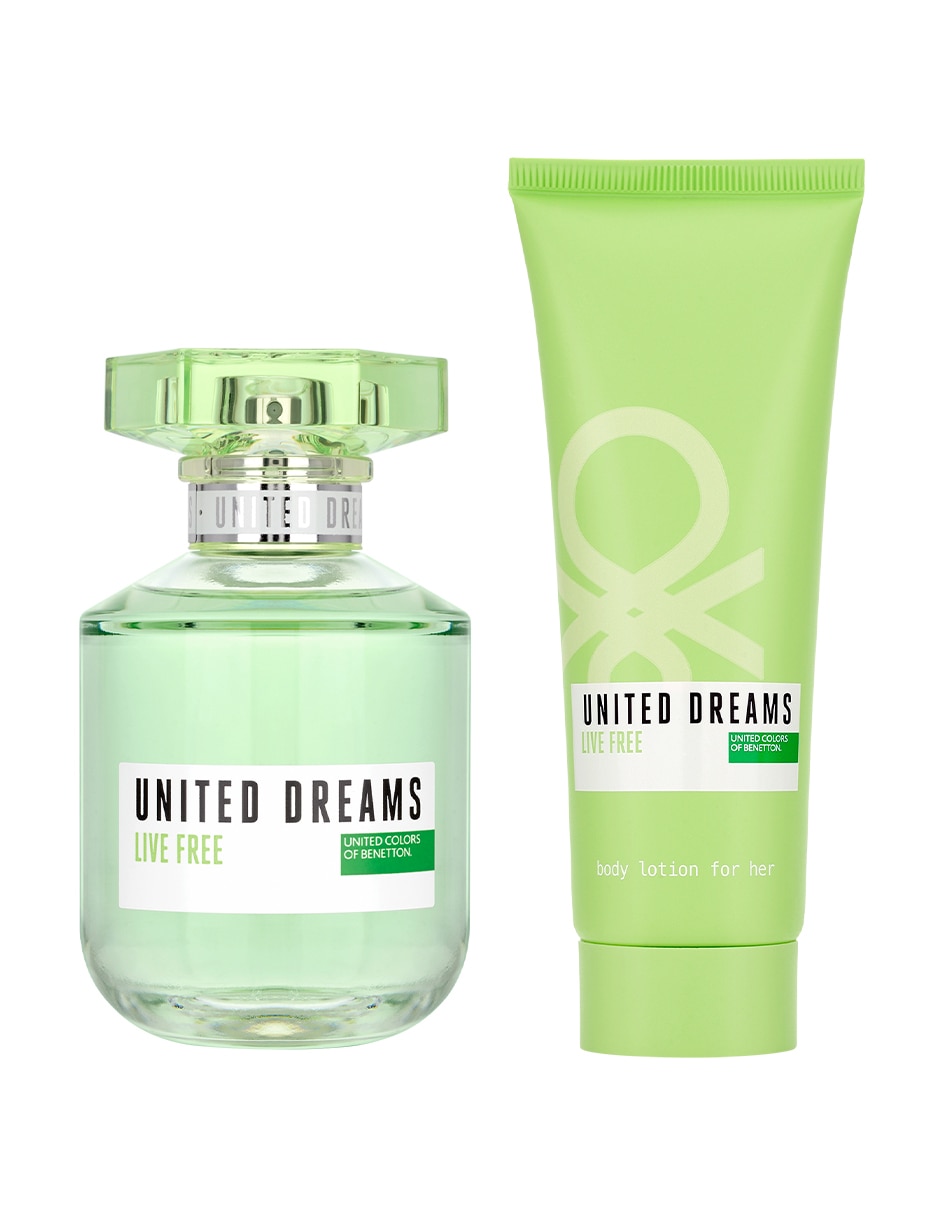 Set Eau de toilette United Dreams Live Free para mujer