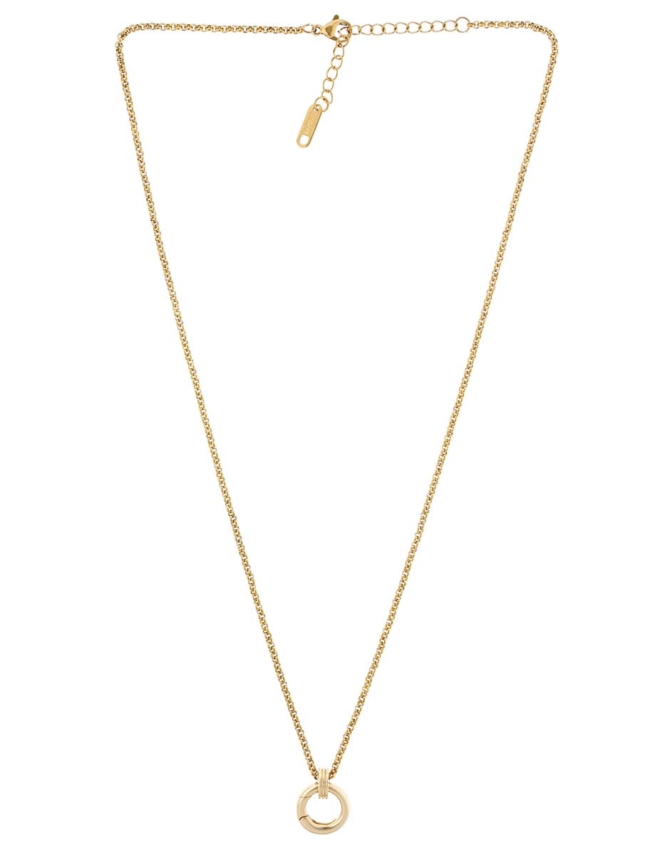 Collar con dije circular 2