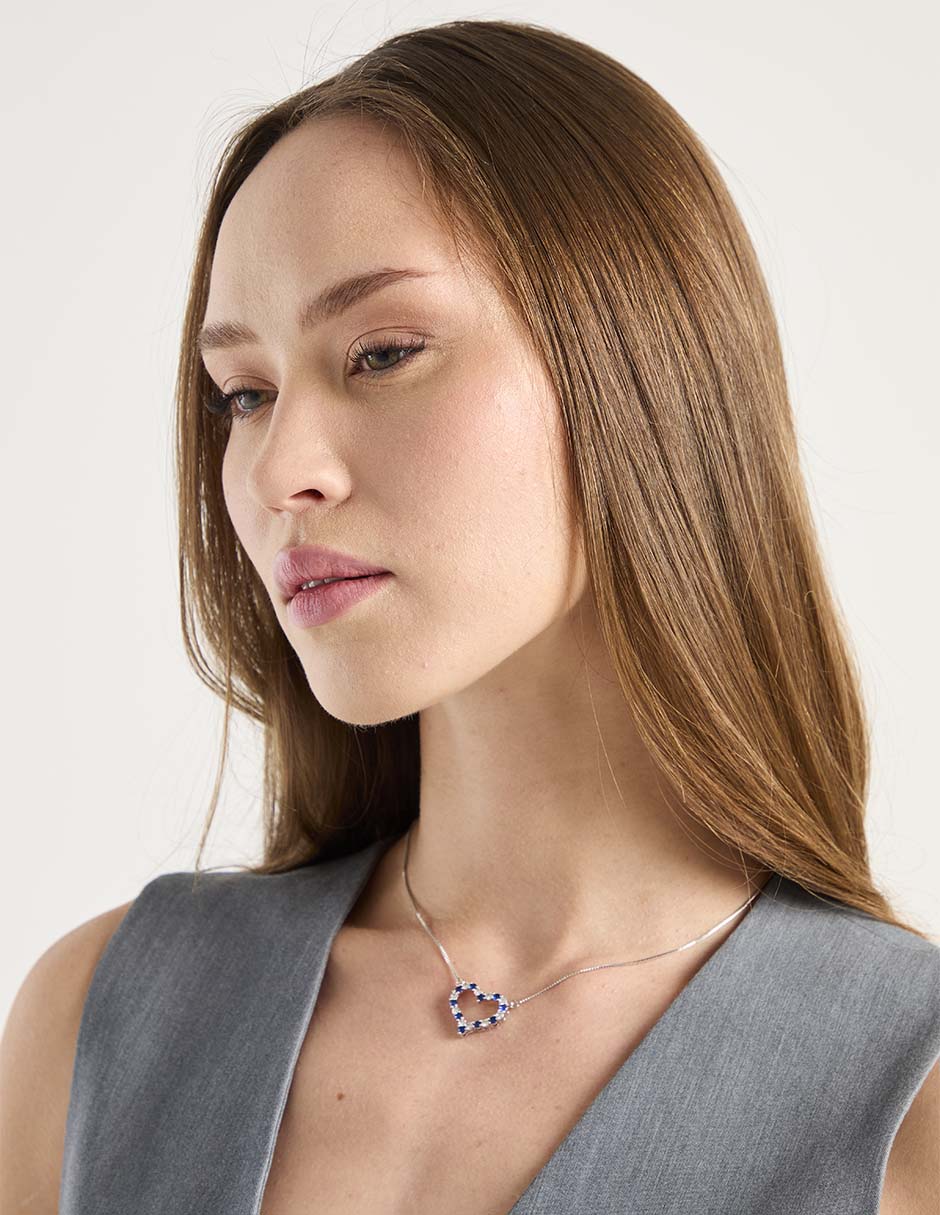 Collar corazón 18 K 3