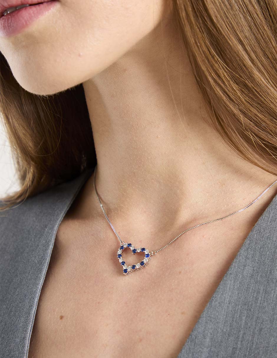Collar corazón 18 K 4