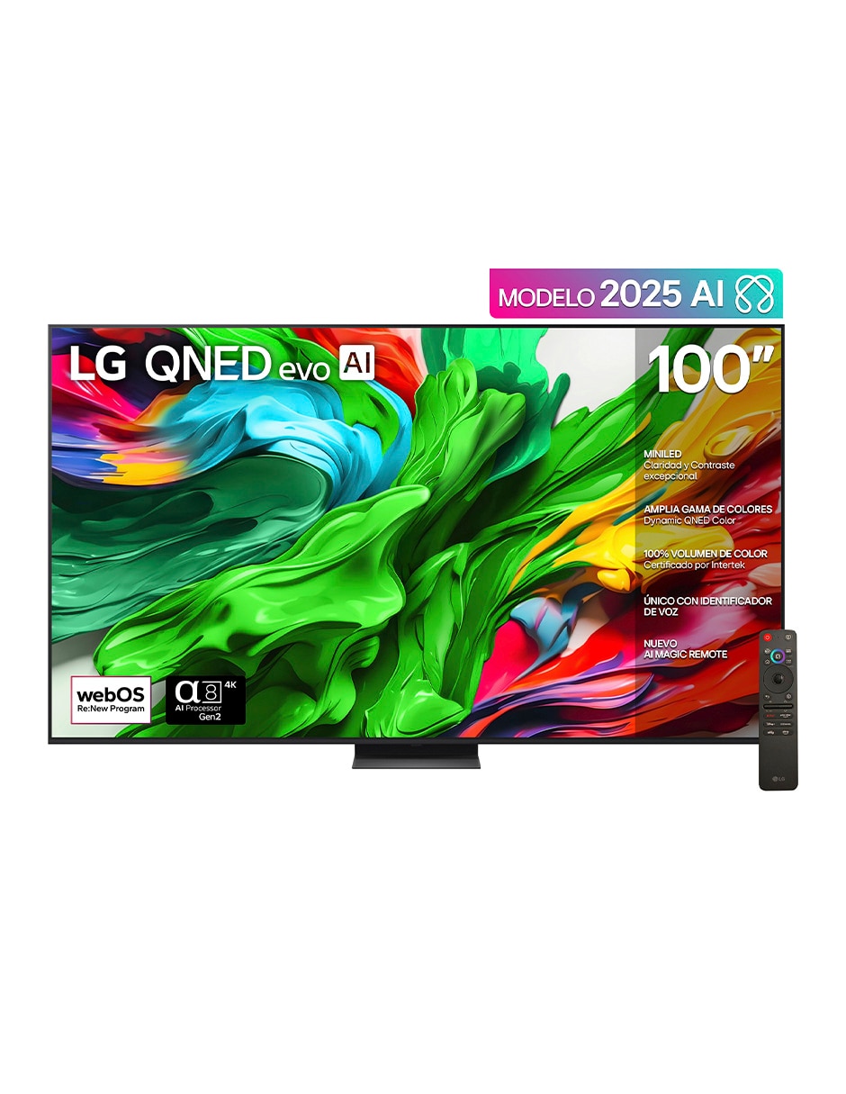 Pantalla Smart TV QNED de 100 pulgadas 4K 100QNED86AS con Evo AI