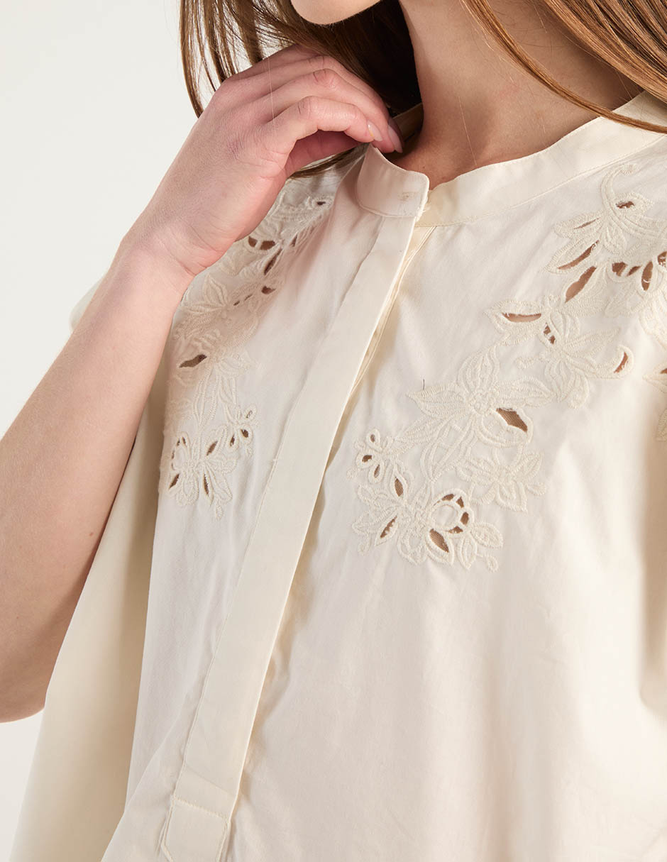 Blusa manga corta para mujer 9