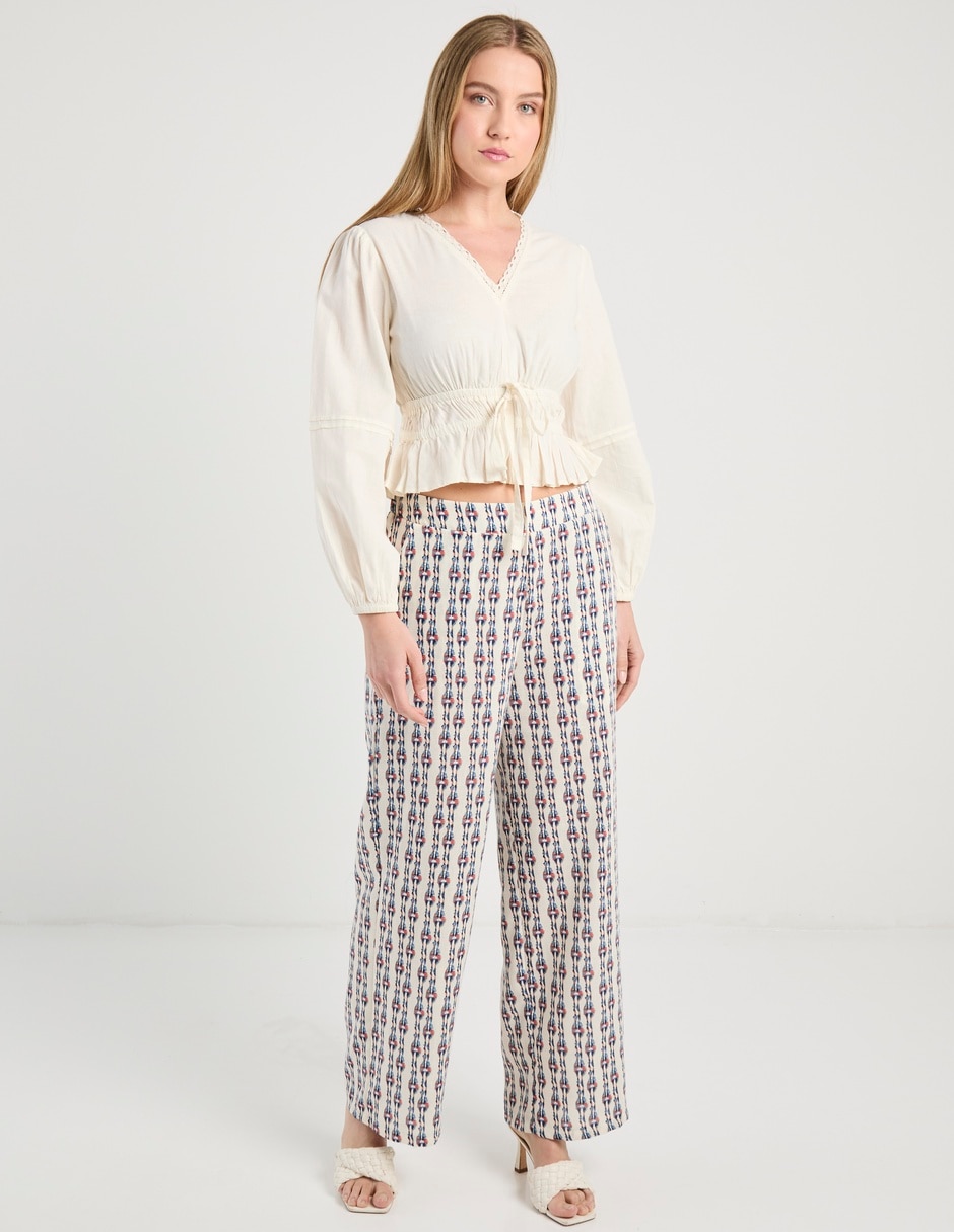 Blusa manga larga para mujer 8