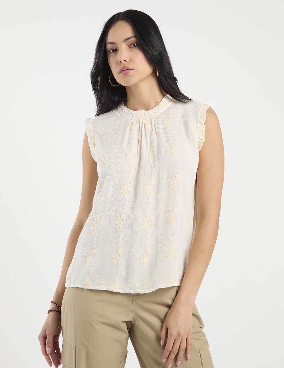 Blusa manga corta para mujer 1