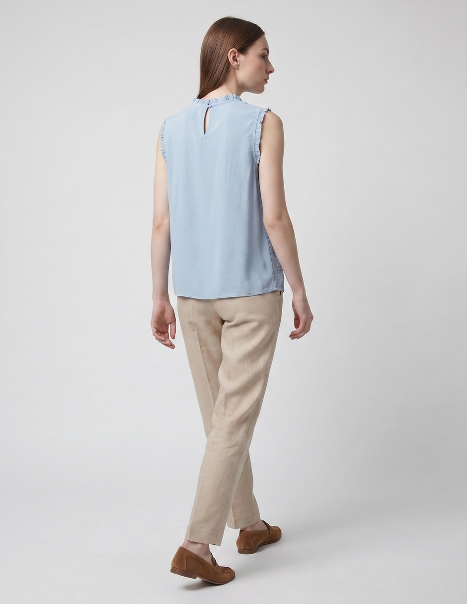 Blusa Week By Weekend manga corta para mujer
