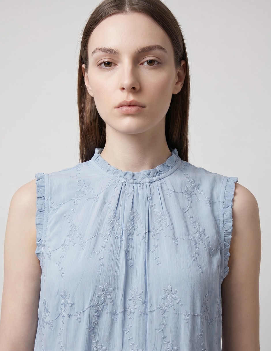 Blusa Week By Weekend manga corta para mujer