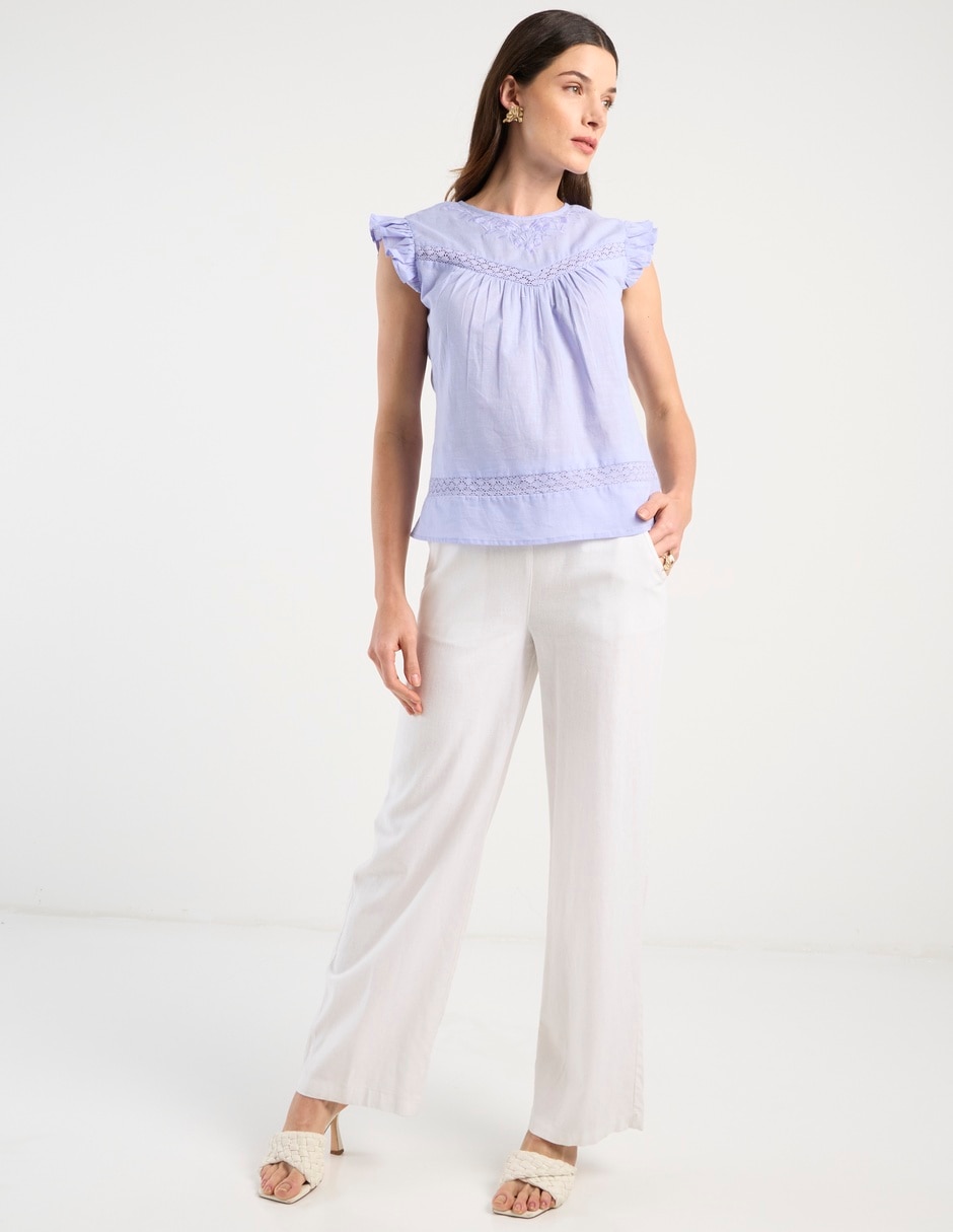 Blusa manga corta para mujer 2