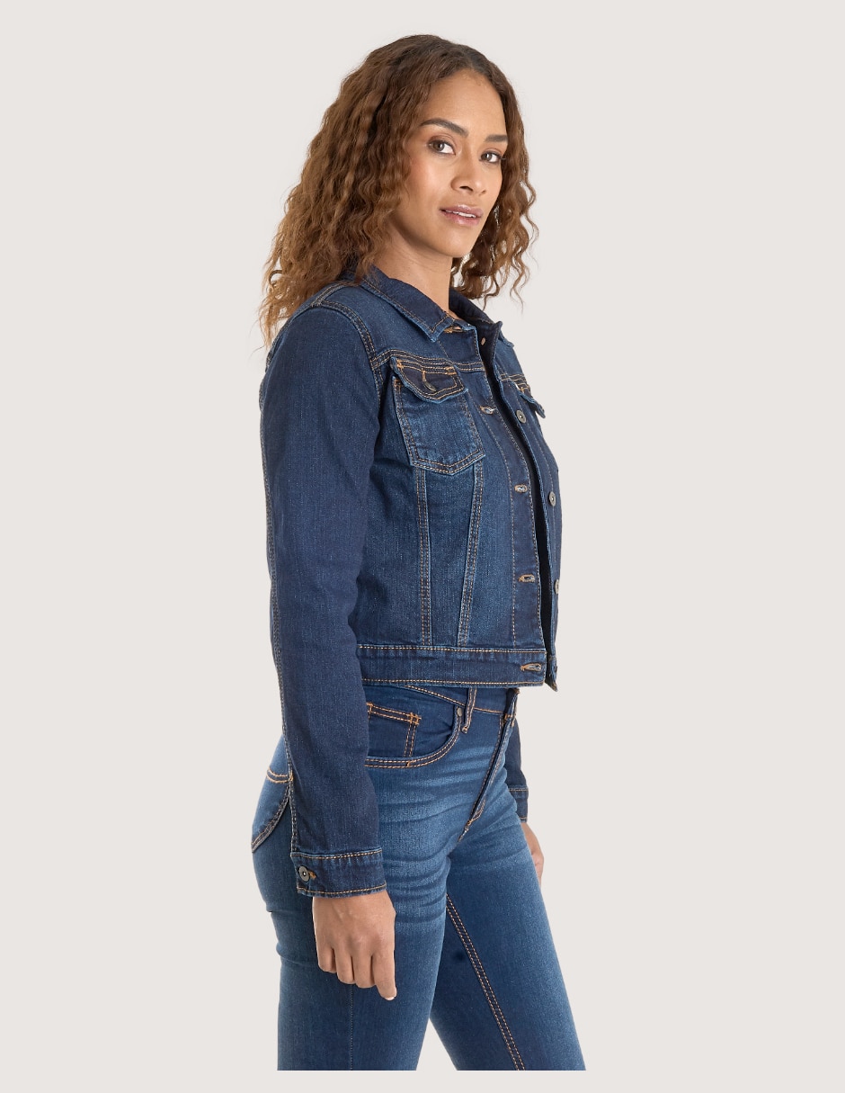 Chamarra denim Lee de mezclilla para mujer