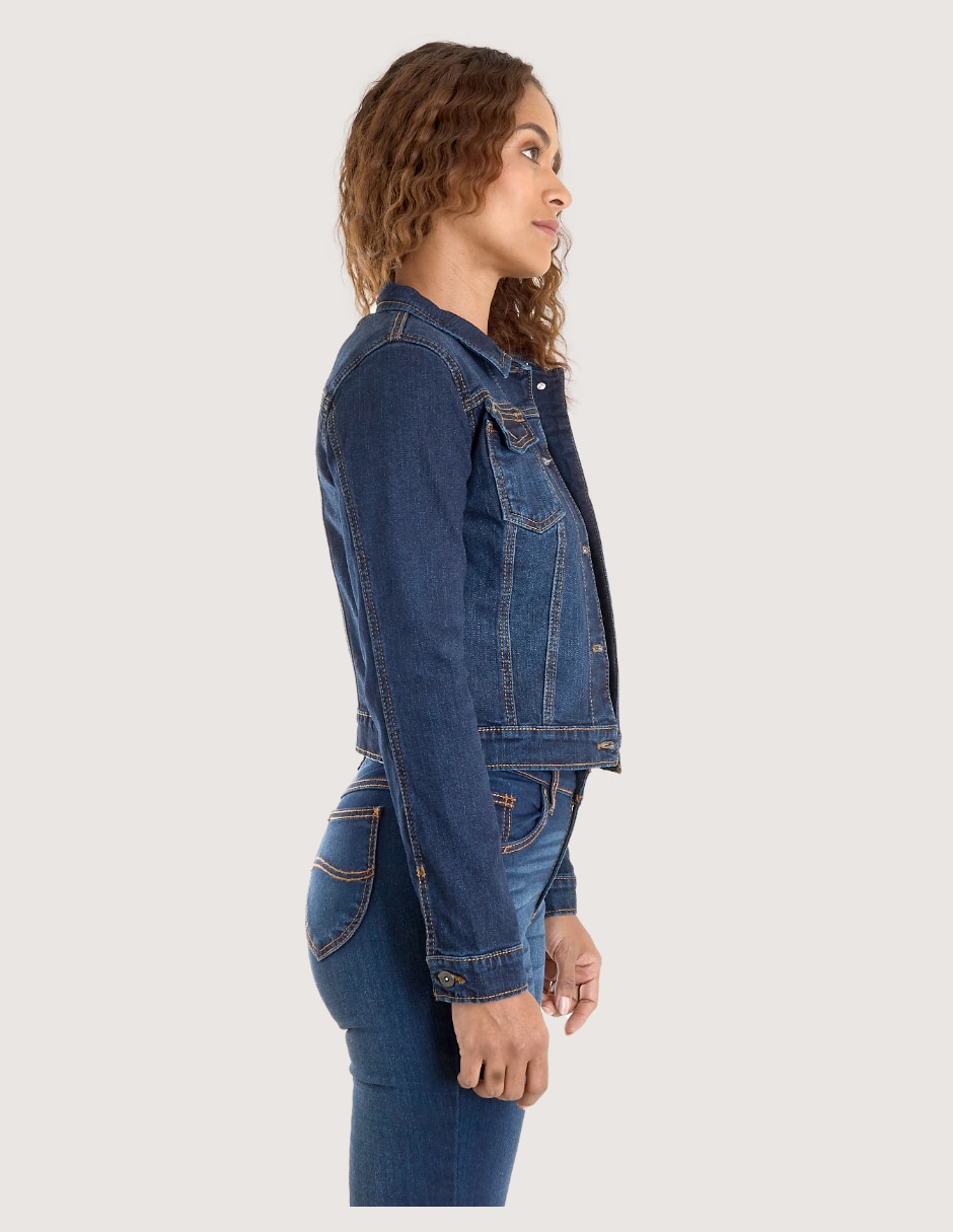 Chamarra denim Lee de mezclilla para mujer