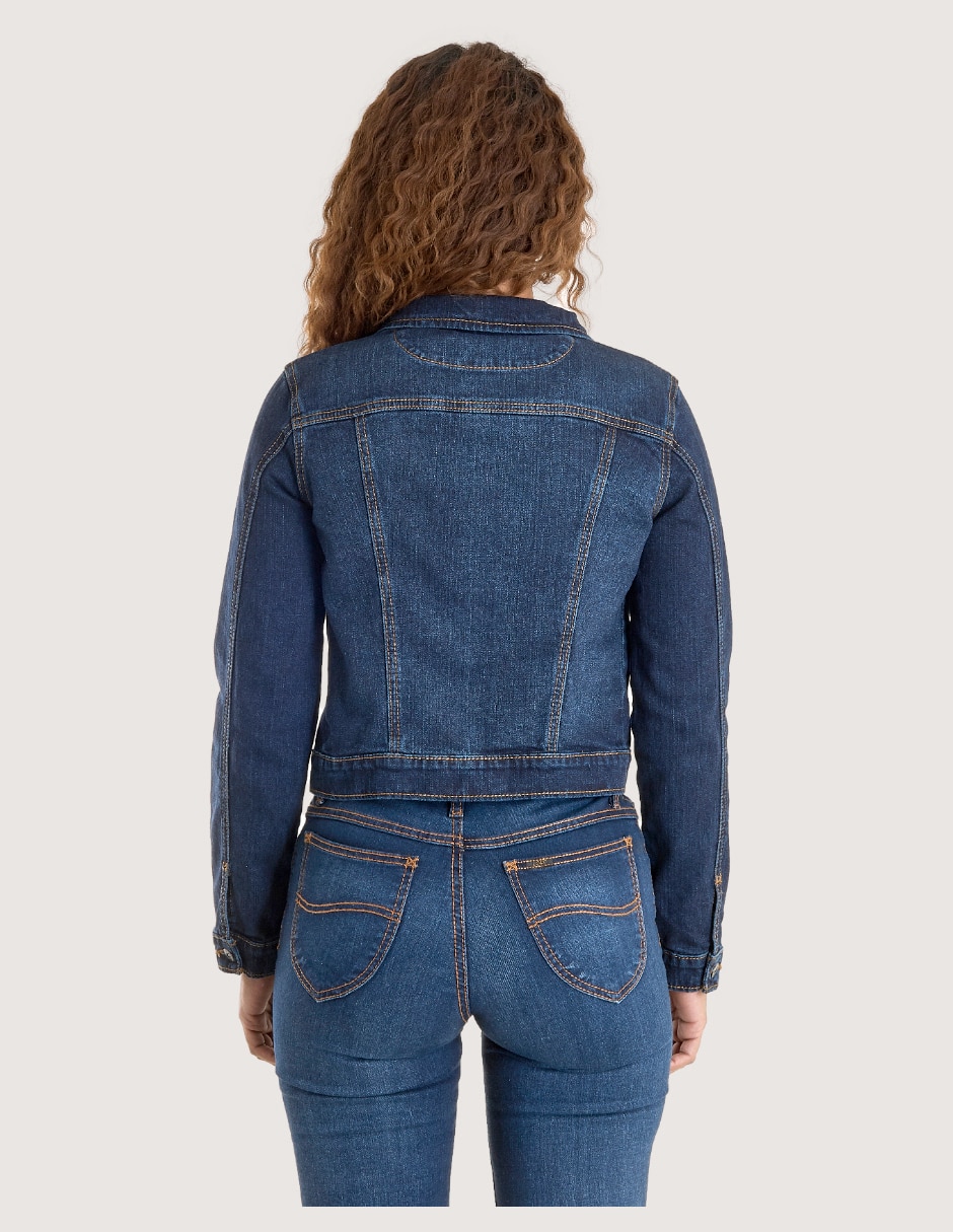 Chamarra denim Lee de mezclilla para mujer