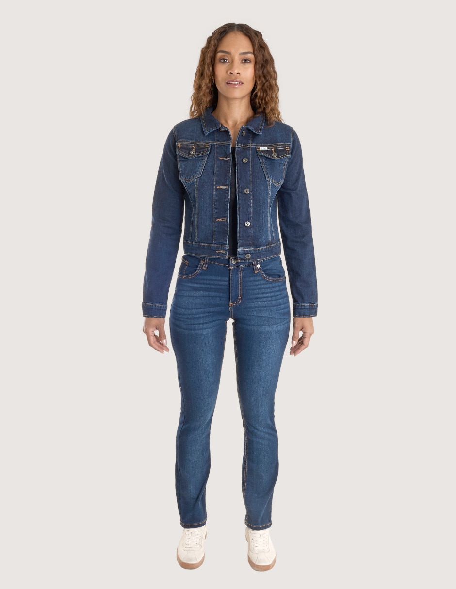 Chamarra denim Lee de mezclilla para mujer