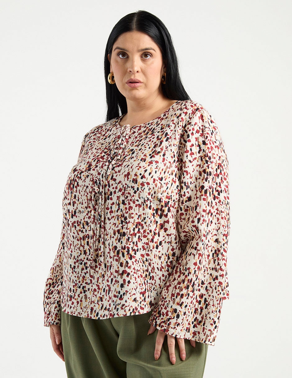 Blusa manga larga para mujer 1