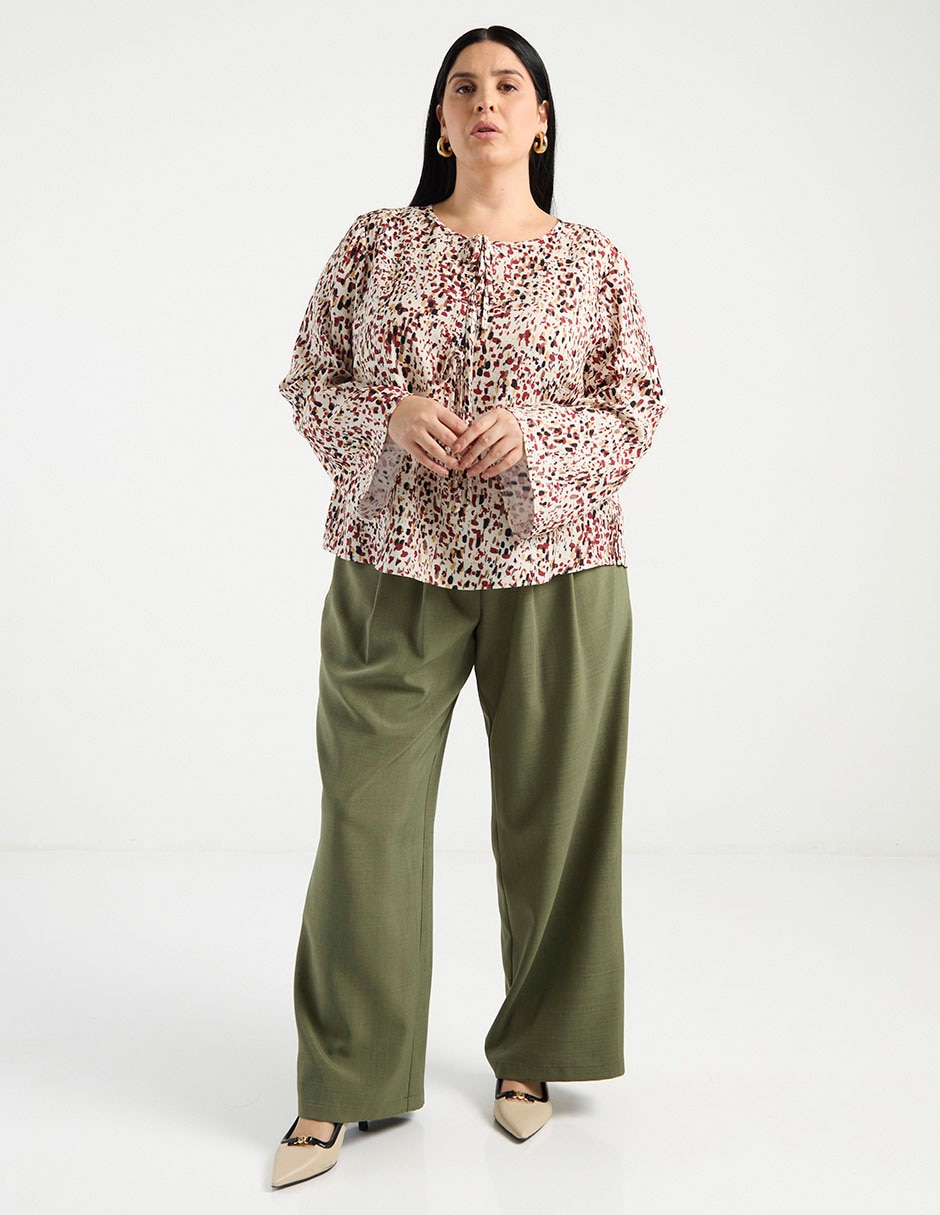 Blusa manga larga para mujer 8
