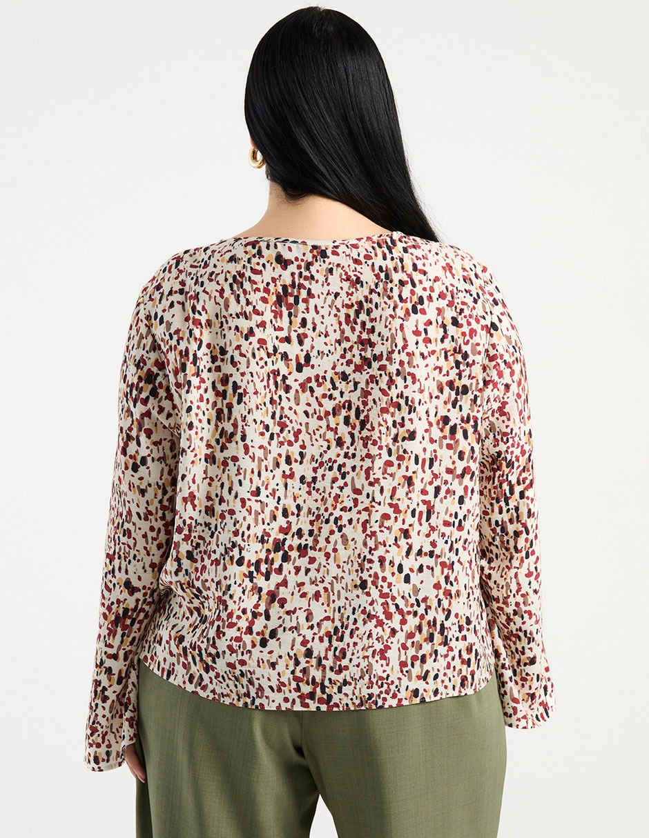 Blusa manga larga para mujer 11