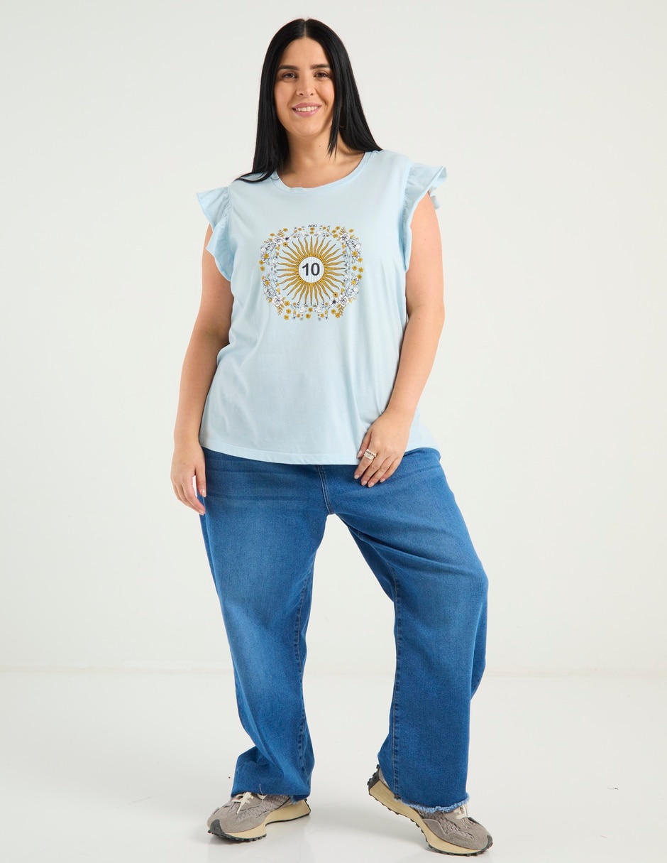 Jeans wide leg para mujer 5