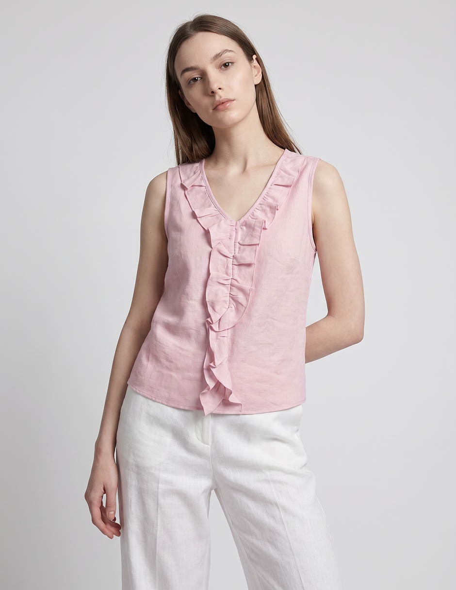 Blusa Week By Weekend sin manga para mujer