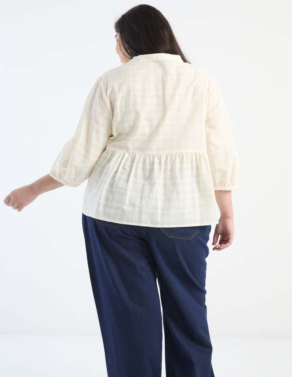 Blusa manga 3/4 para mujer 2